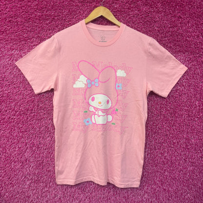 My Melody Kawaii Strawberry Fields Forever Sanrio Tee M