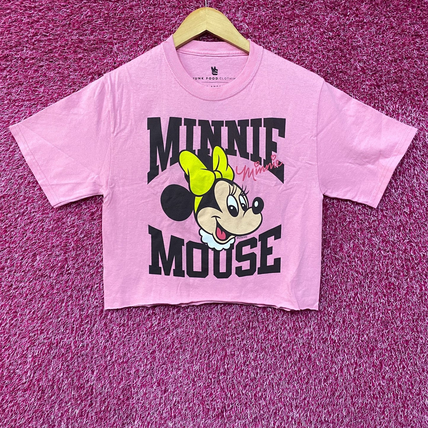 Disney Minnie Mouse Cartoon Cute Crop Top Extra Small