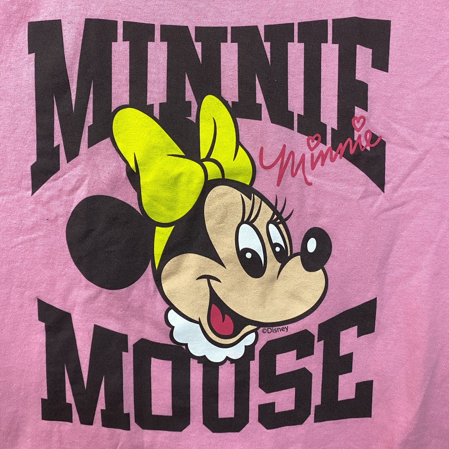 Disney Minnie Mouse Cartoon Cute Crop Top Extra Small