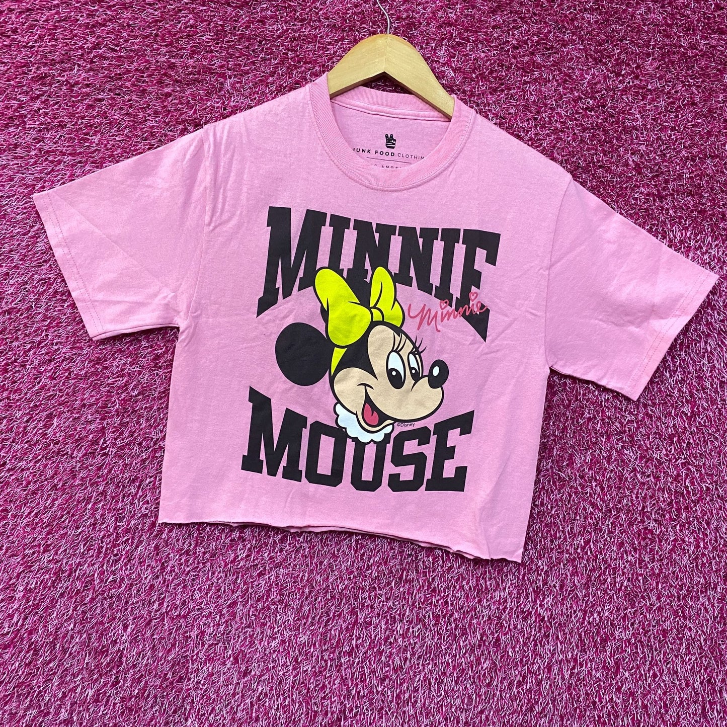 Disney Minnie Mouse Cartoon Cute Crop Top Extra Small