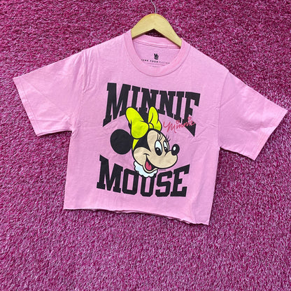 Disney Minnie Mouse Cartoon Cute Crop Top Extra Small