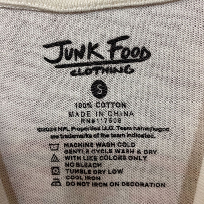 Junk Food Clothing NFL Kansas City Chiefs Women's Mock Neck Crop Tee Small