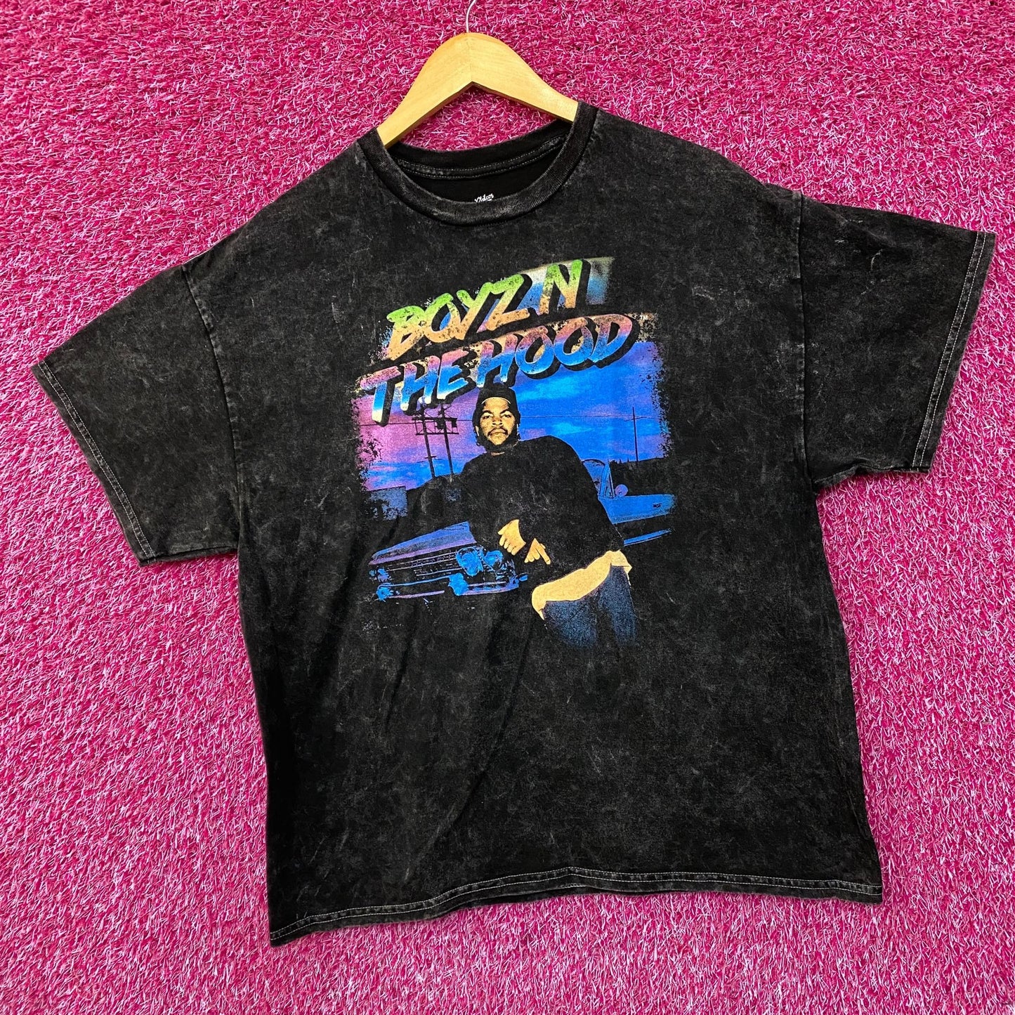 Boyz In The Hood Ice Cube Mineral Wash T-Shirt Large