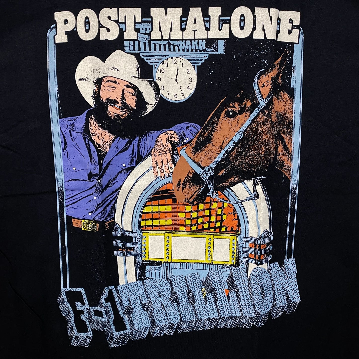 Post Malone F-1 Trillion Jukebox Horse T-Shirt XL