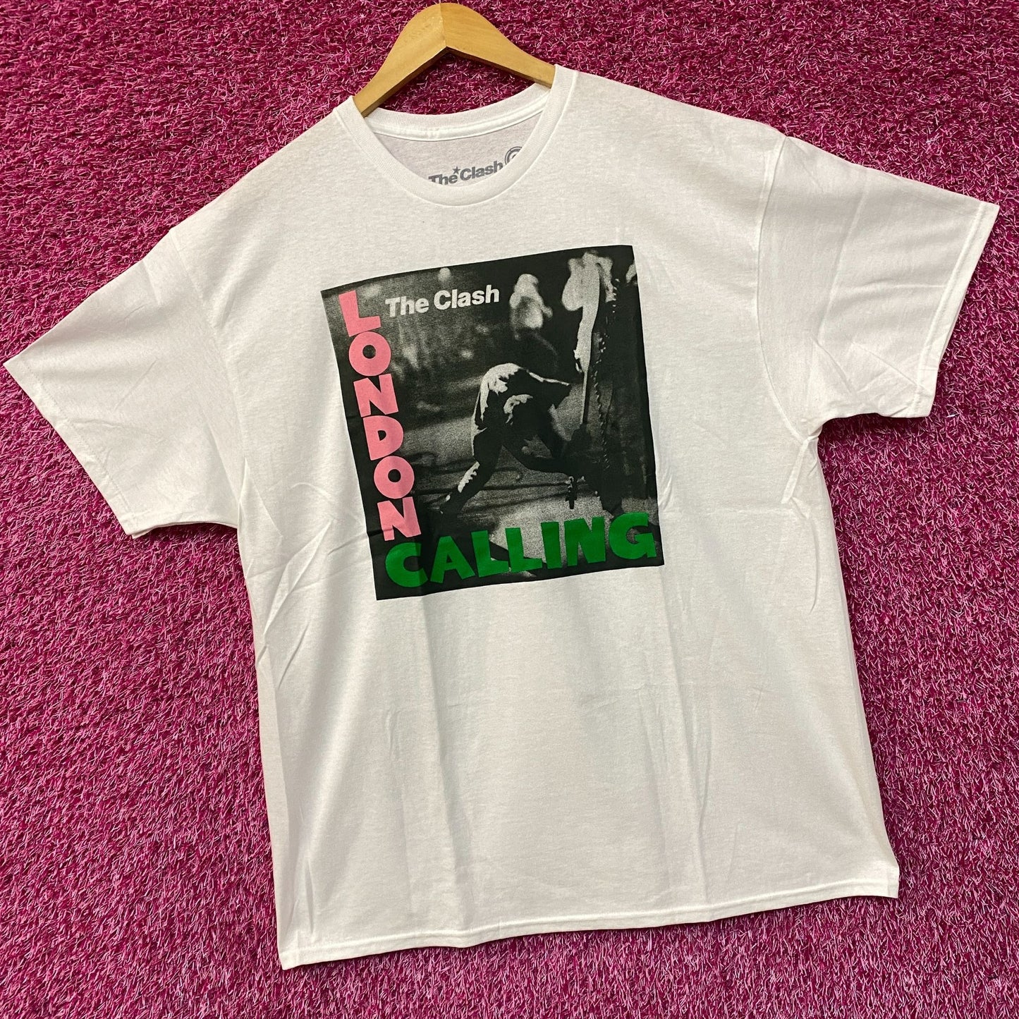 The Clash London Calling Album Cover Rock Band T-Shirt XL