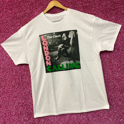 The Clash London Calling Album Cover Rock Band T-Shirt XL