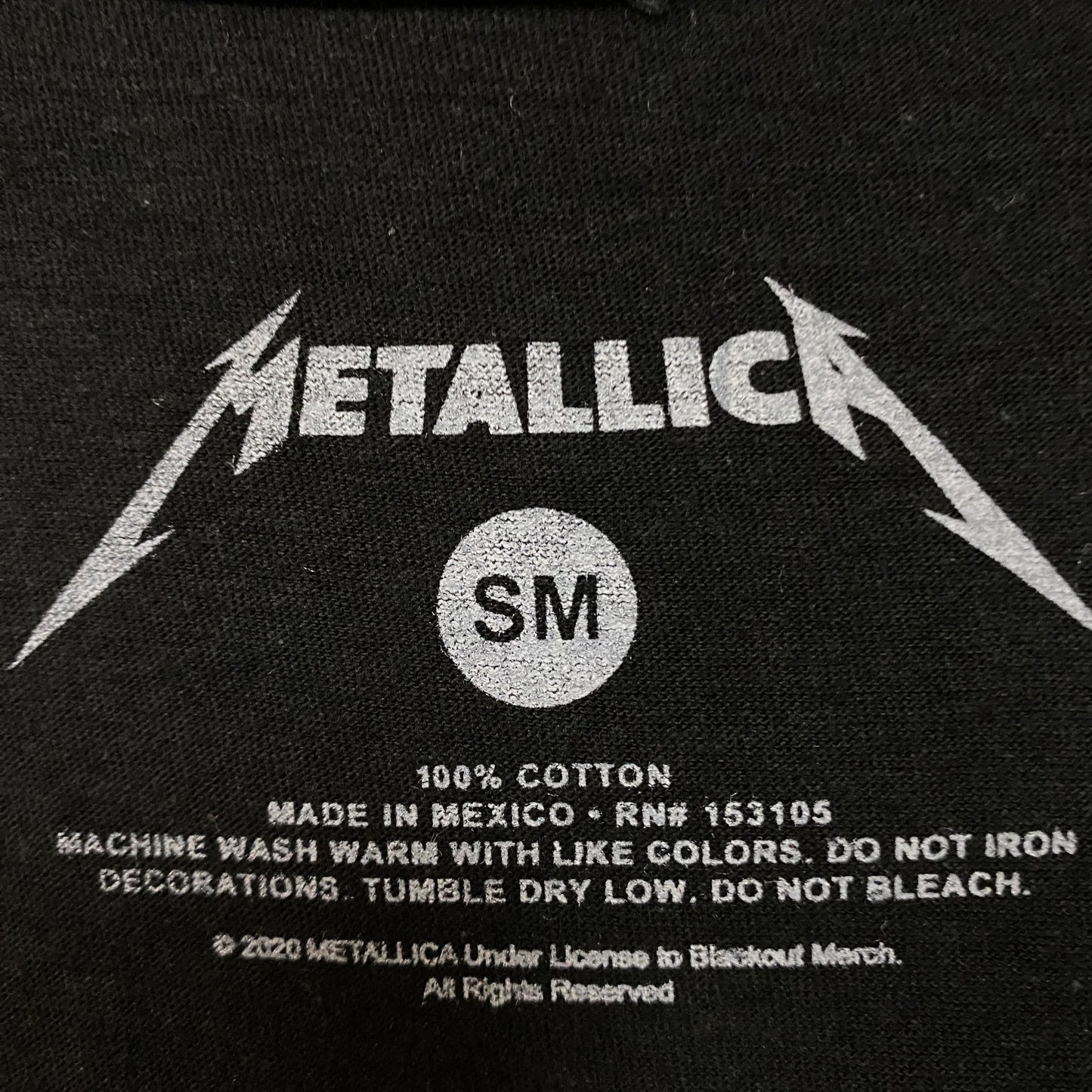 Metallica Don't Tread On Me Rock T-shirt size small