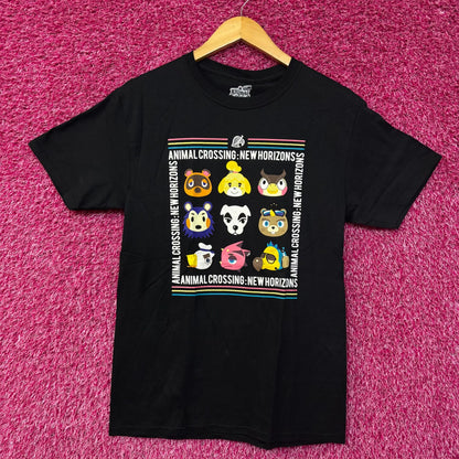 Animal Crossing: New Horizon Grid Graphic Design T-Shirt Small