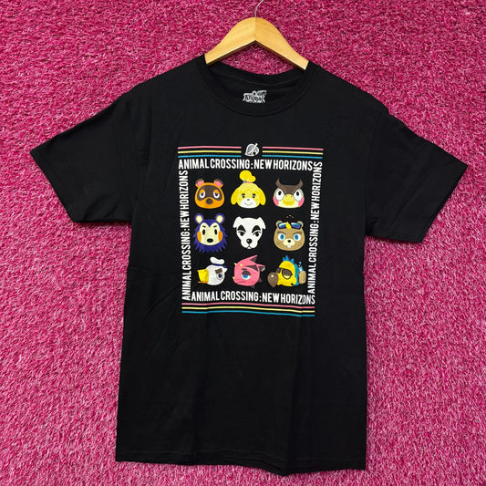 Animal Crossing: New Horizon Grid Graphic Design T-Shirt Small