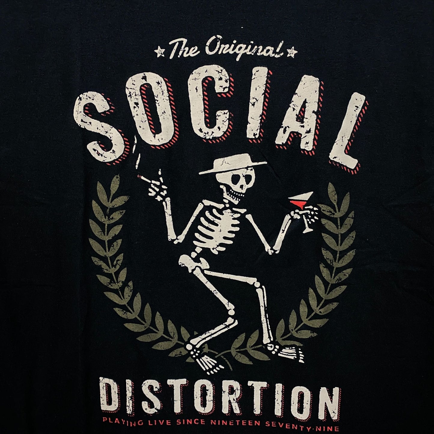 Social Distortion "Skelly" Graphic Punk Rock Band T-shirt Small