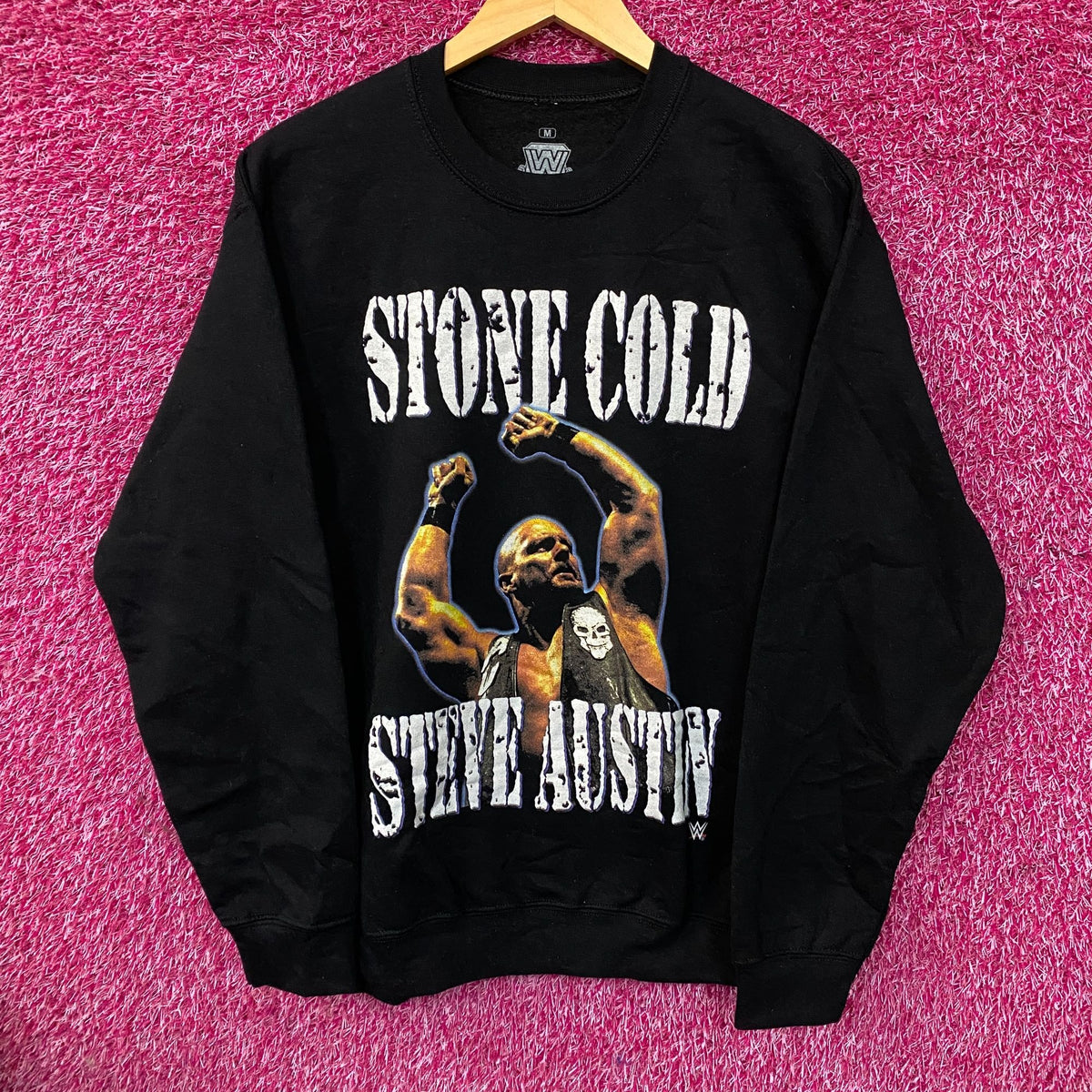 Stone Cold Steve Austin WWE Double Sided Crewneck size Medium