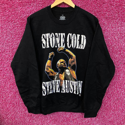 Stone Cold Steve Austin WWE Double Sided Crewneck size Medium
