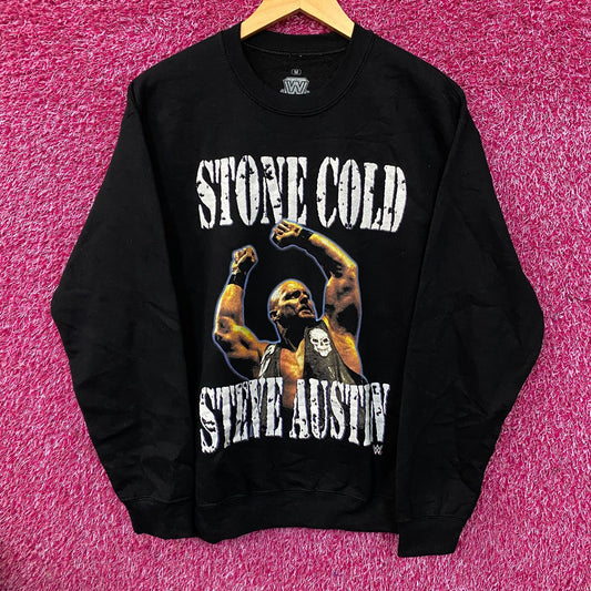 Stone Cold Steve Austin WWE Double Sided Crewneck size Medium