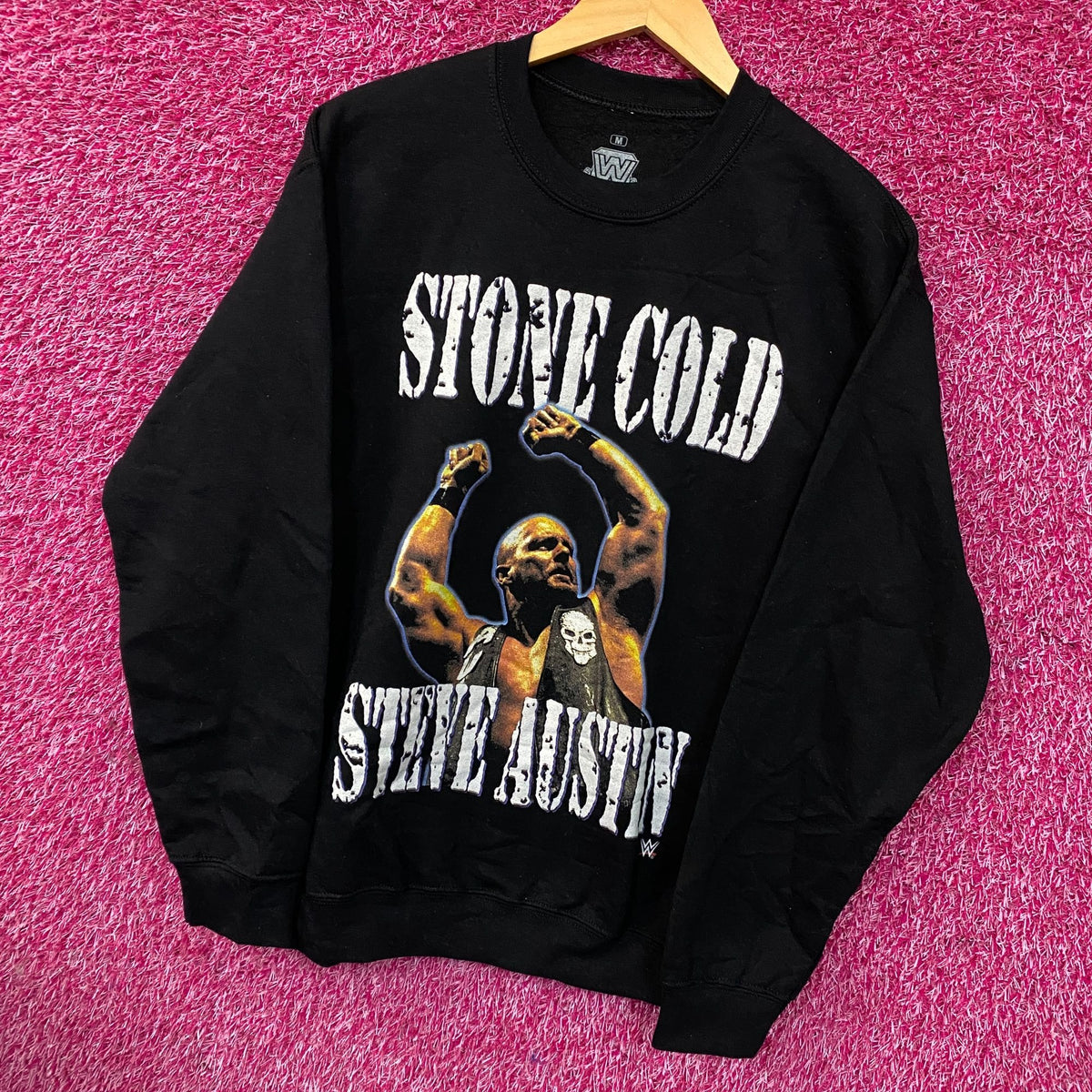Stone Cold Steve Austin WWE Double Sided Crewneck size Medium