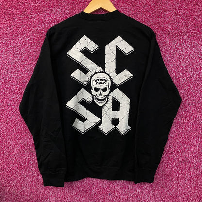 Stone Cold Steve Austin WWE Double Sided Crewneck size Medium