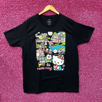 Sanrio Hello Kitty Family in Town Hello Kitty Town Bioworld T-Shirt XL