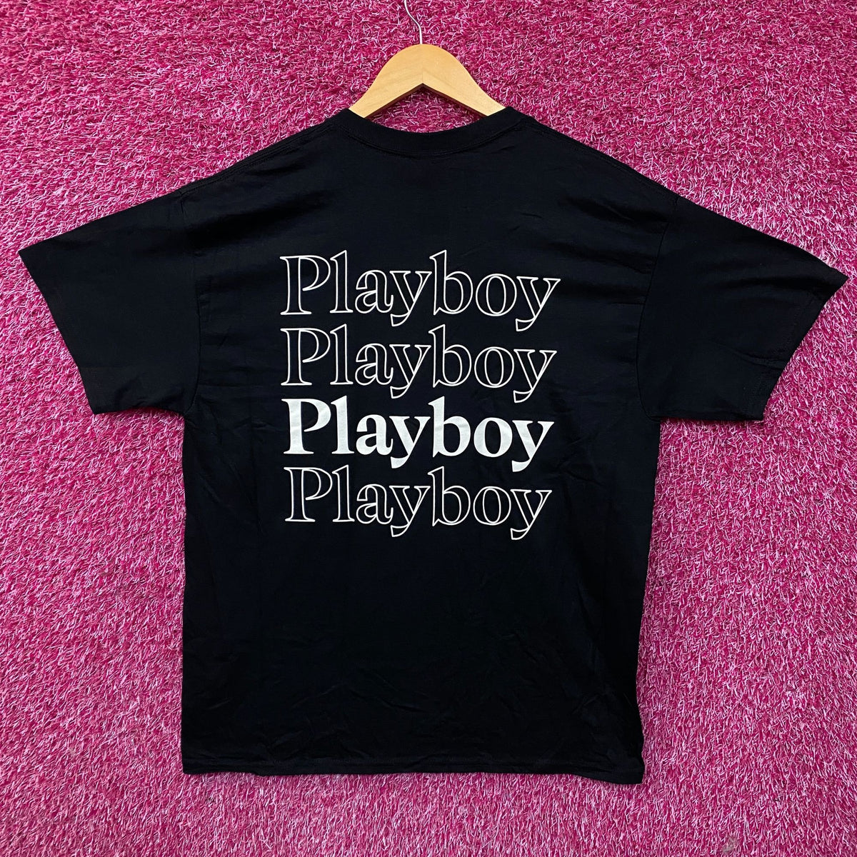 Playboy Logo Graphic T-Shirt Large