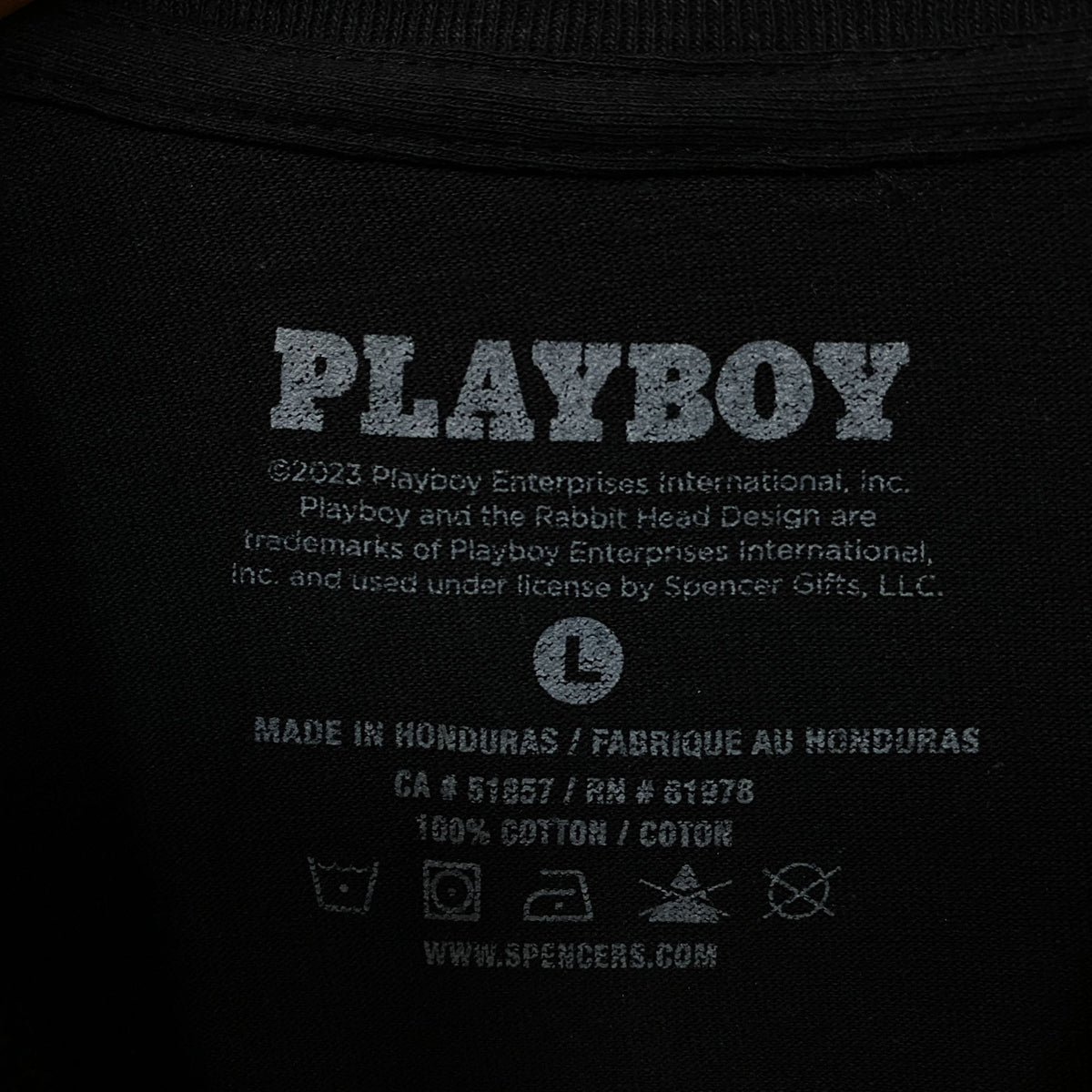 Playboy Logo Graphic T-Shirt Large