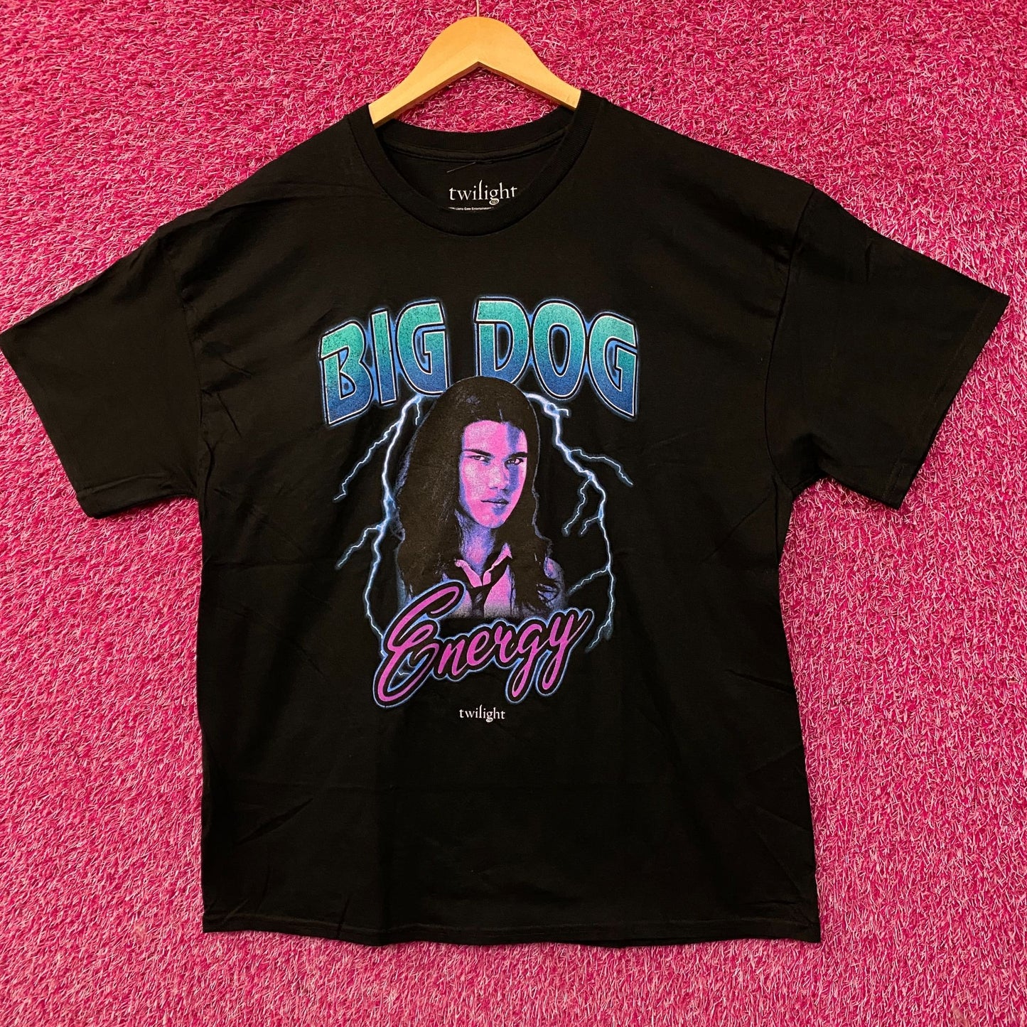 Twilight Jacob Black Big Dog Energy Graphic T-Shirt XL