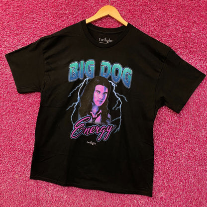Twilight Jacob Black Big Dog Energy Graphic T-Shirt XL