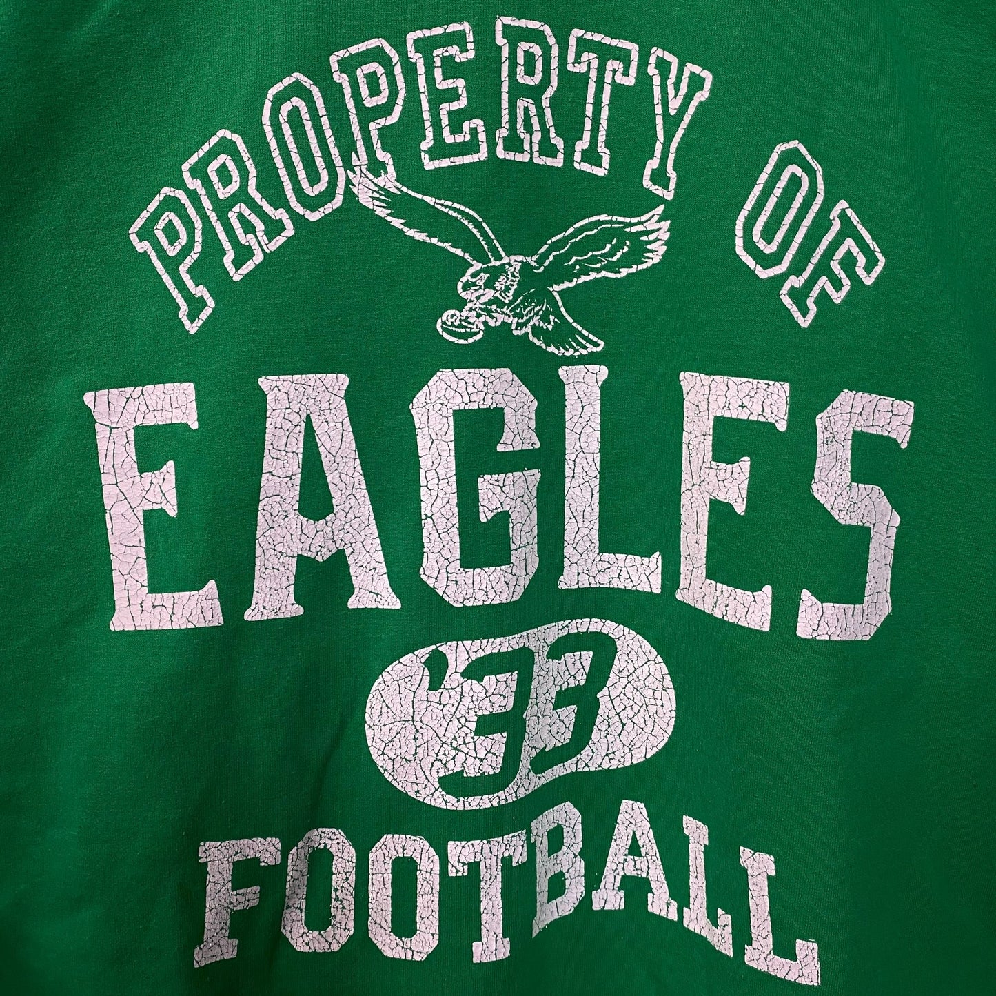Junk Food Clothing Philadelphia Eagles Property Crewneck Sweatshirt 2XL
