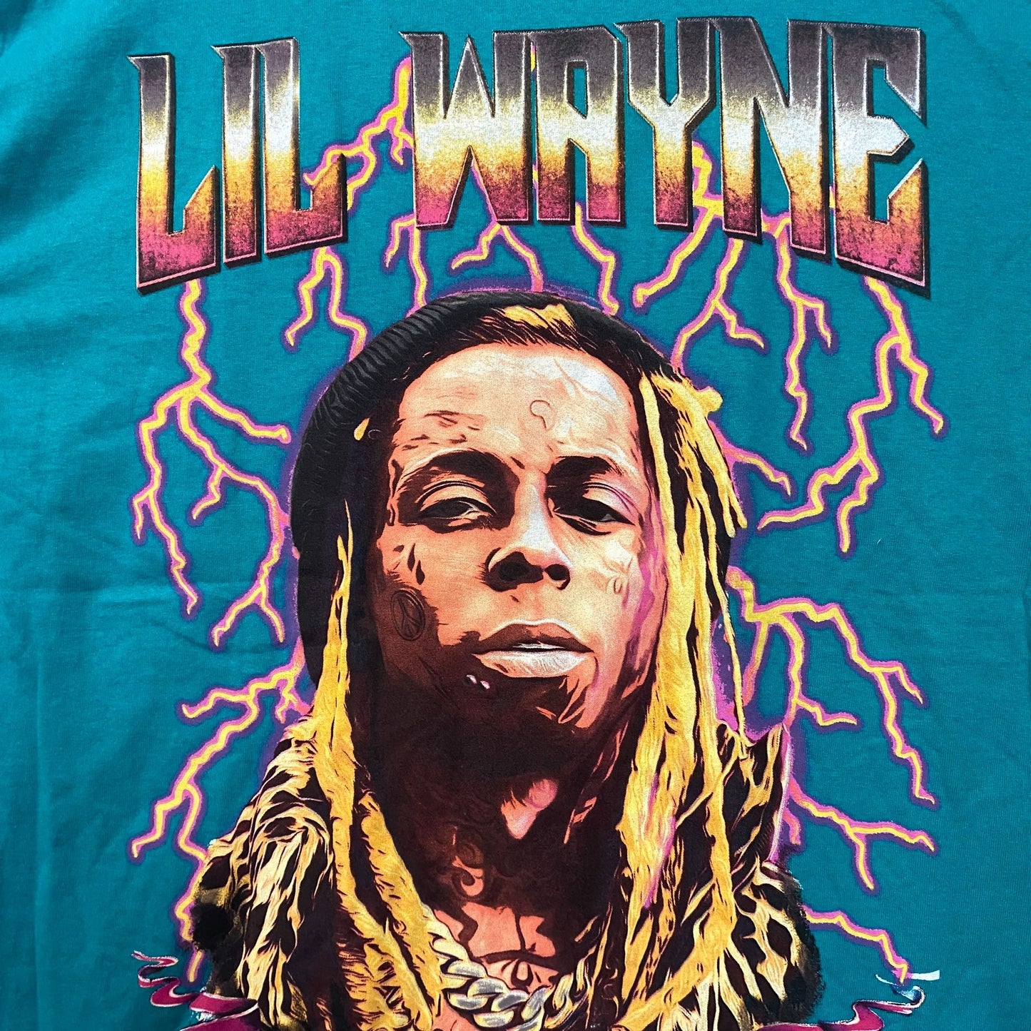 Lil Wayne Tha Carter III A Milli Graphic Design Blue T-Shirt XL