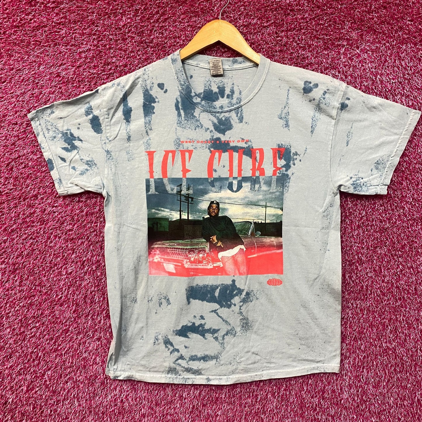 Ice Cube West Coast Tie Dye T-Shirt Large
