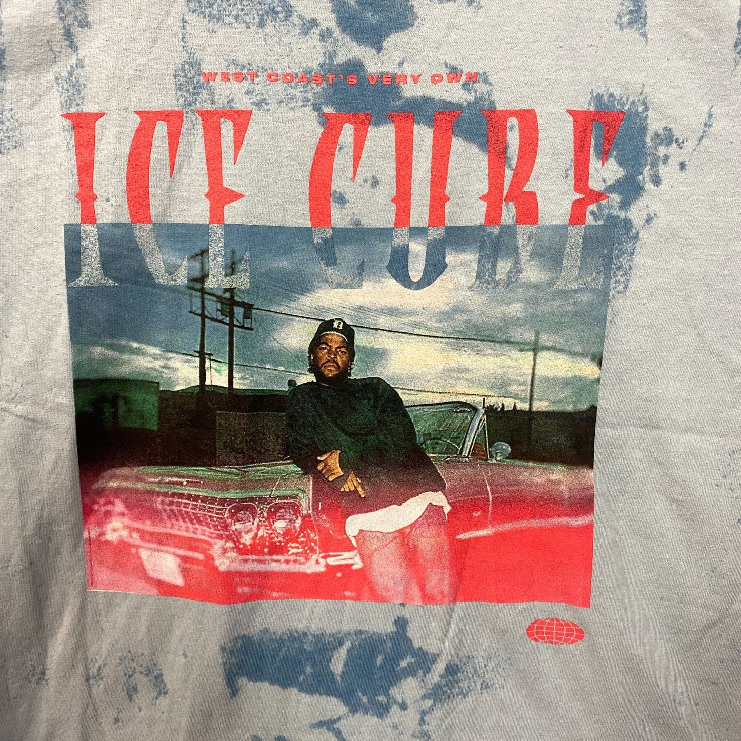 Ice Cube West Coast Tie Dye T-Shirt Large