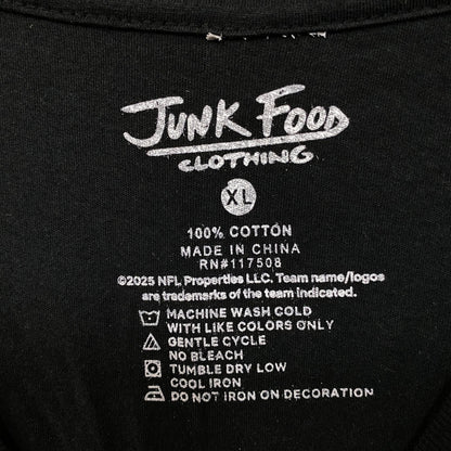 Junk Food Clothing Philadelphia Eagles Timeout Long Sleeve Crop Tee XL