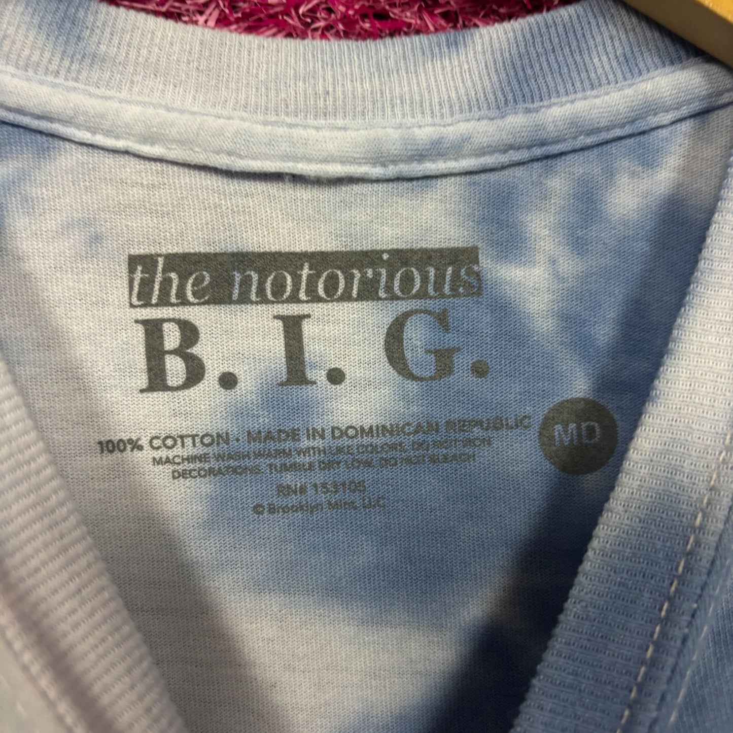 The Notorious B.I.G. Biggie Smalls Born Again Rap Tie Dye M