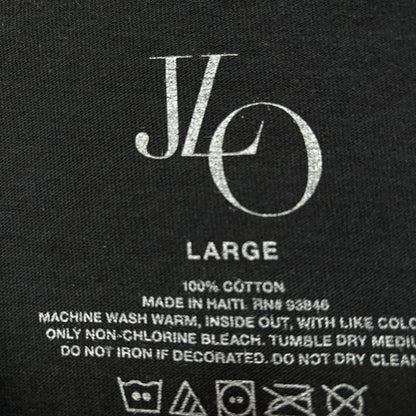 Jennifer Lopez JLO Signature Neon Poster Dance Pop Tee L