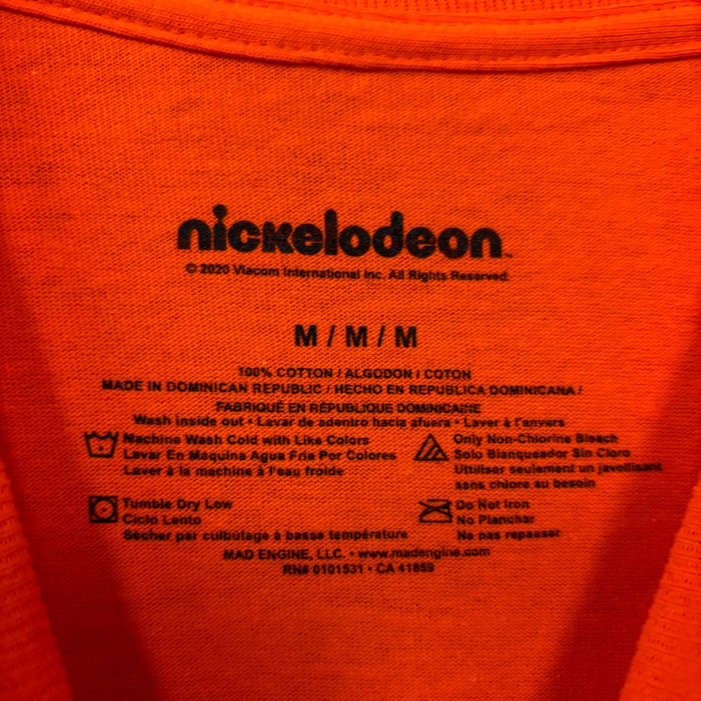 Nickelodeon Best Of Global tshirt size medium