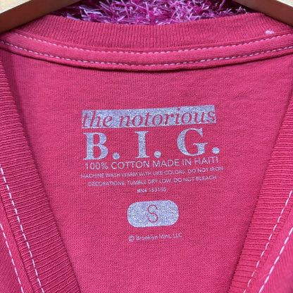 The Notorious BIG King of New York Rap Tricolor Dip-Dye Tee small