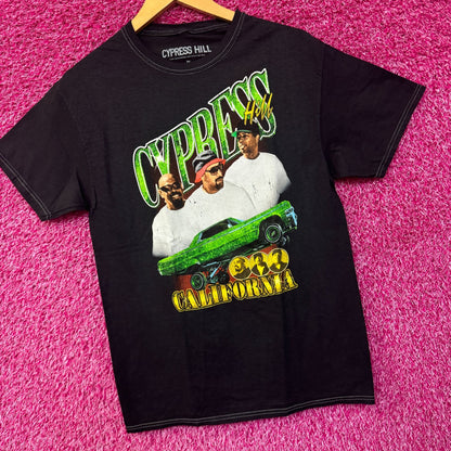 Cypress Hill Emerald Low Rider California Rap Trio Tee S/M