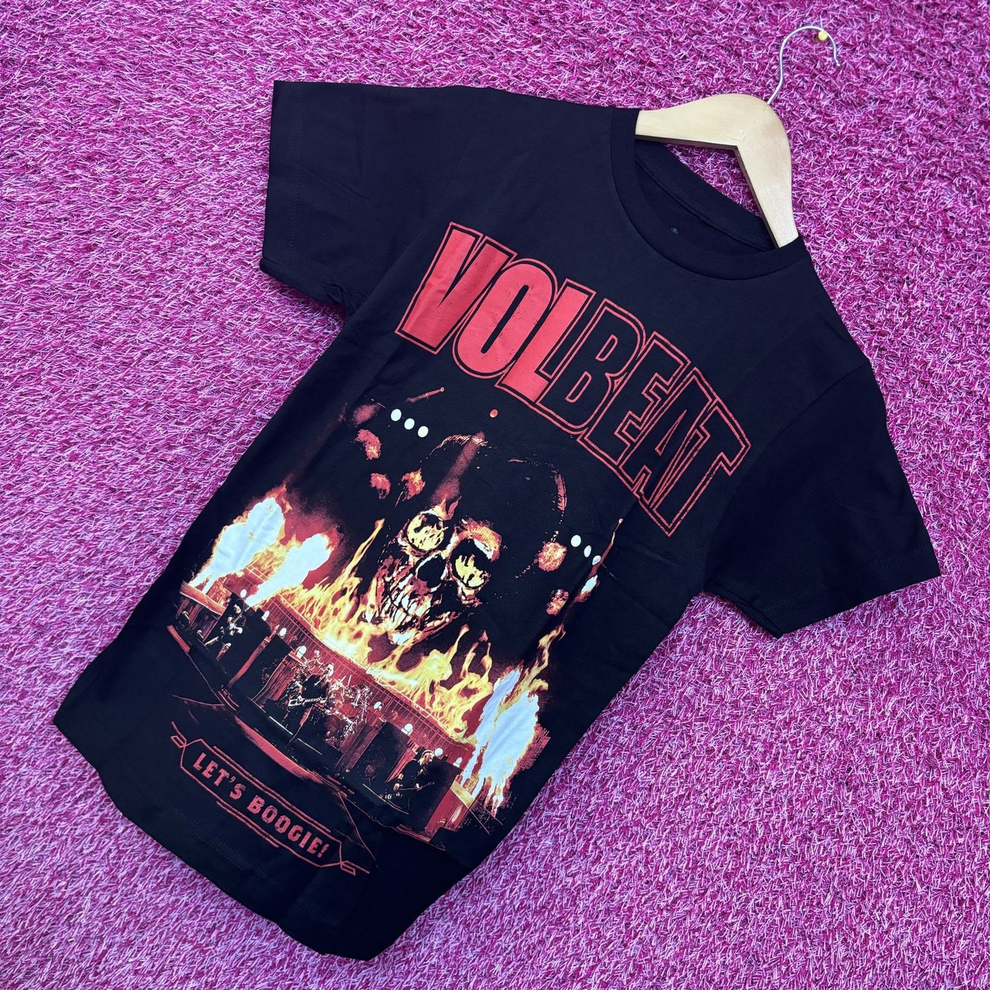 Volbeat Let Boogie Live from Telia Parken Groove Metal Tee x-small