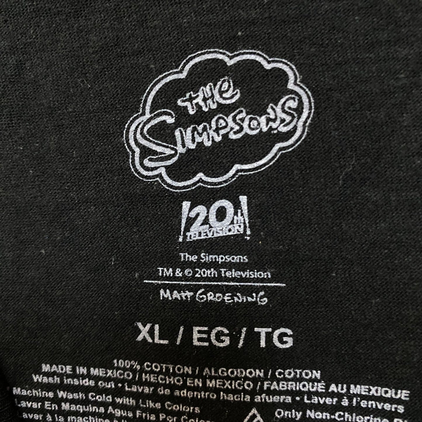 The Simpsons Couch Gag Animated Tshirt size Extra Large