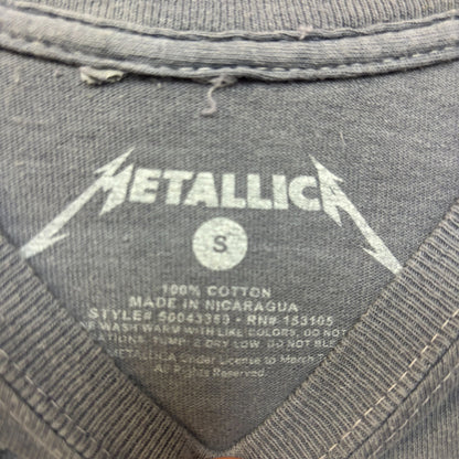 Metallica NorCal Skull Distressed Heavy Metal Tee S