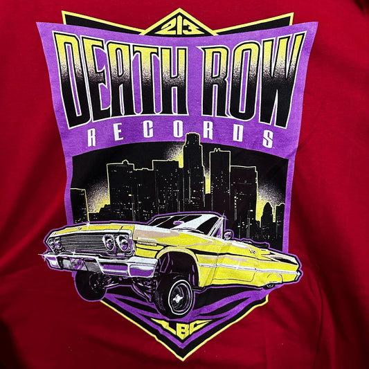 Death Row Records Hip Hop Tshirt size Red Tee 2X
