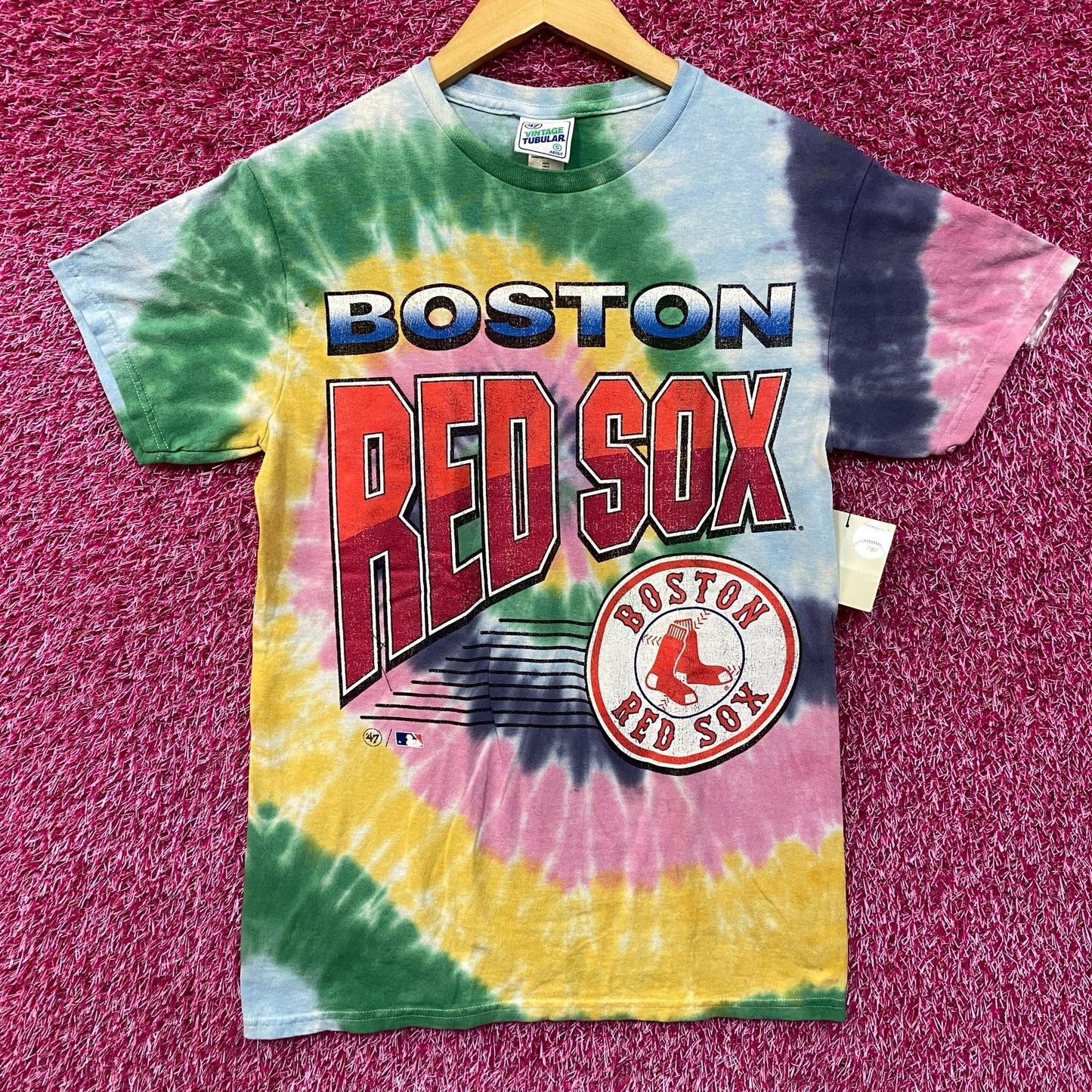 Boston Red Sox Baseball Tiedye Tshirt size Small