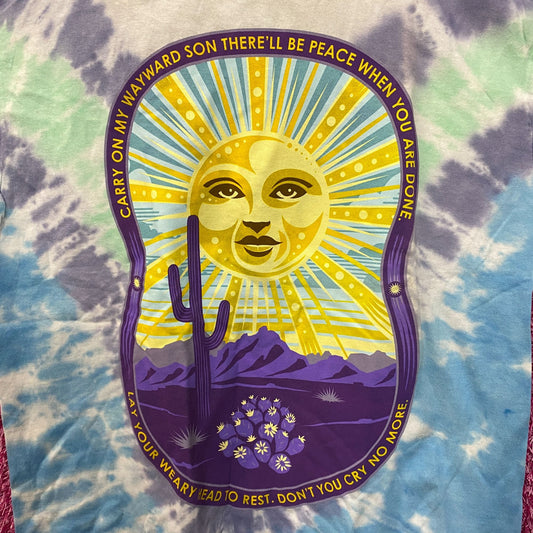Kansas Carry on Wayward Son Desert Landscape Rock Tie Dye large