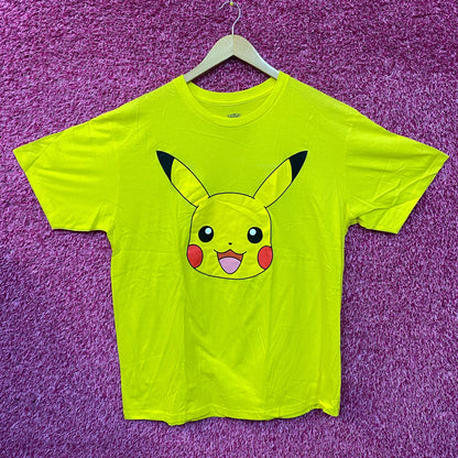 Pokemon Pikachu Face T-Shirt XL