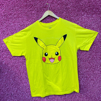 Pokemon Pikachu Face T-Shirt XL