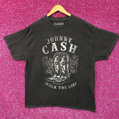 Johnny Cash Walk the Line Country T-Shirt Large