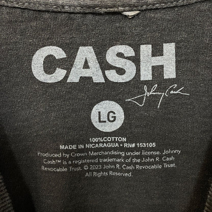 Johnny Cash Walk the Line Country T-Shirt Large