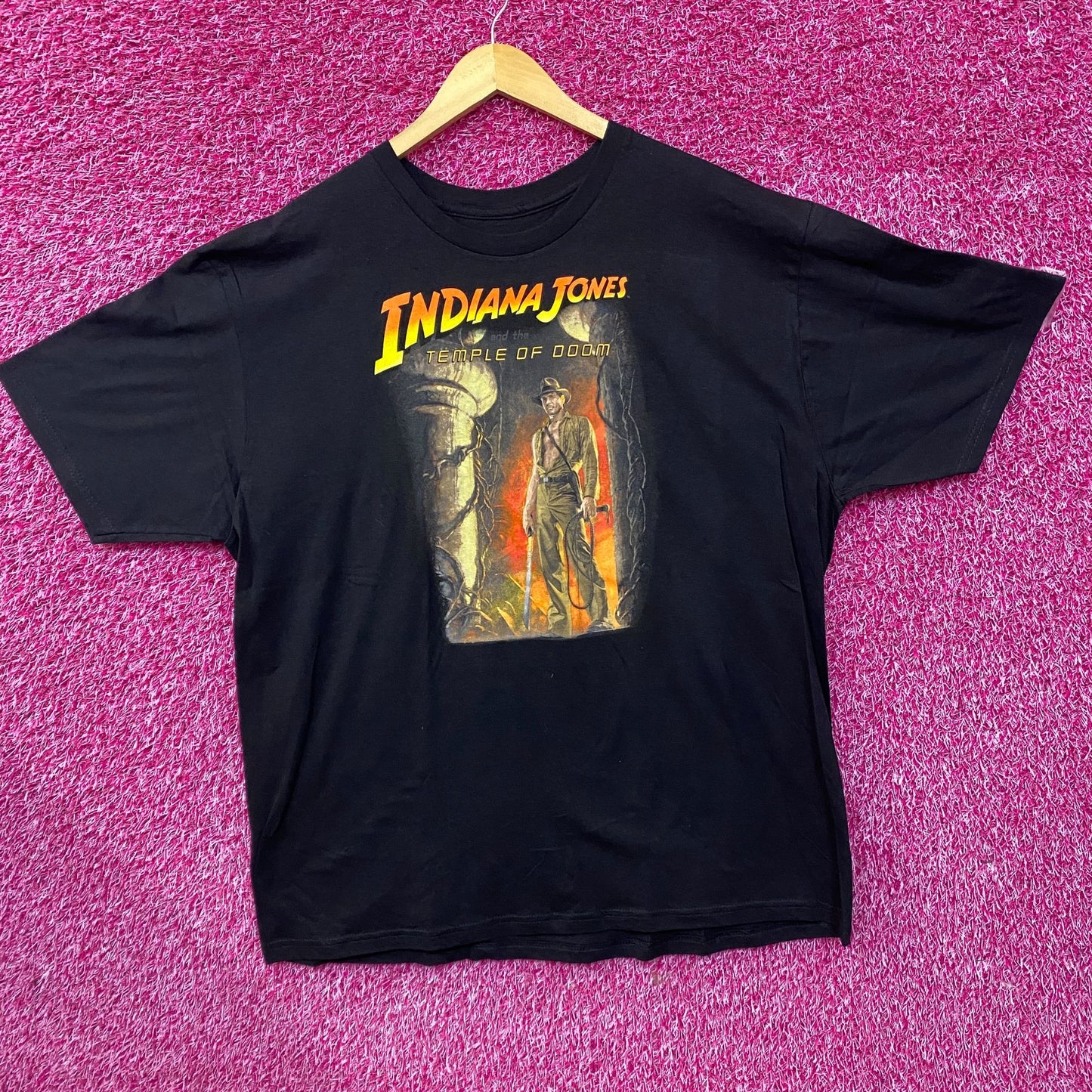 Indiana Jones Temple Of Doom 1980's Movie T-Shirt 2XL