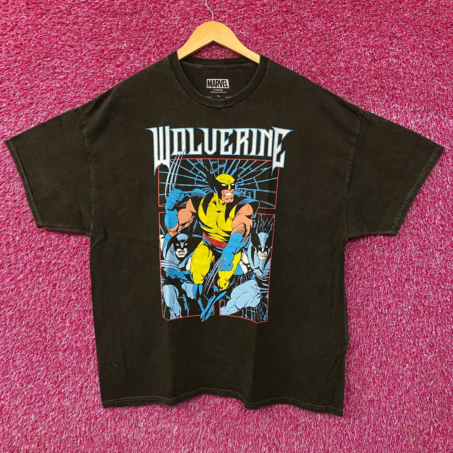 Marvel X-Men Comics Wolverine Mirror Smash T-Shirt XL