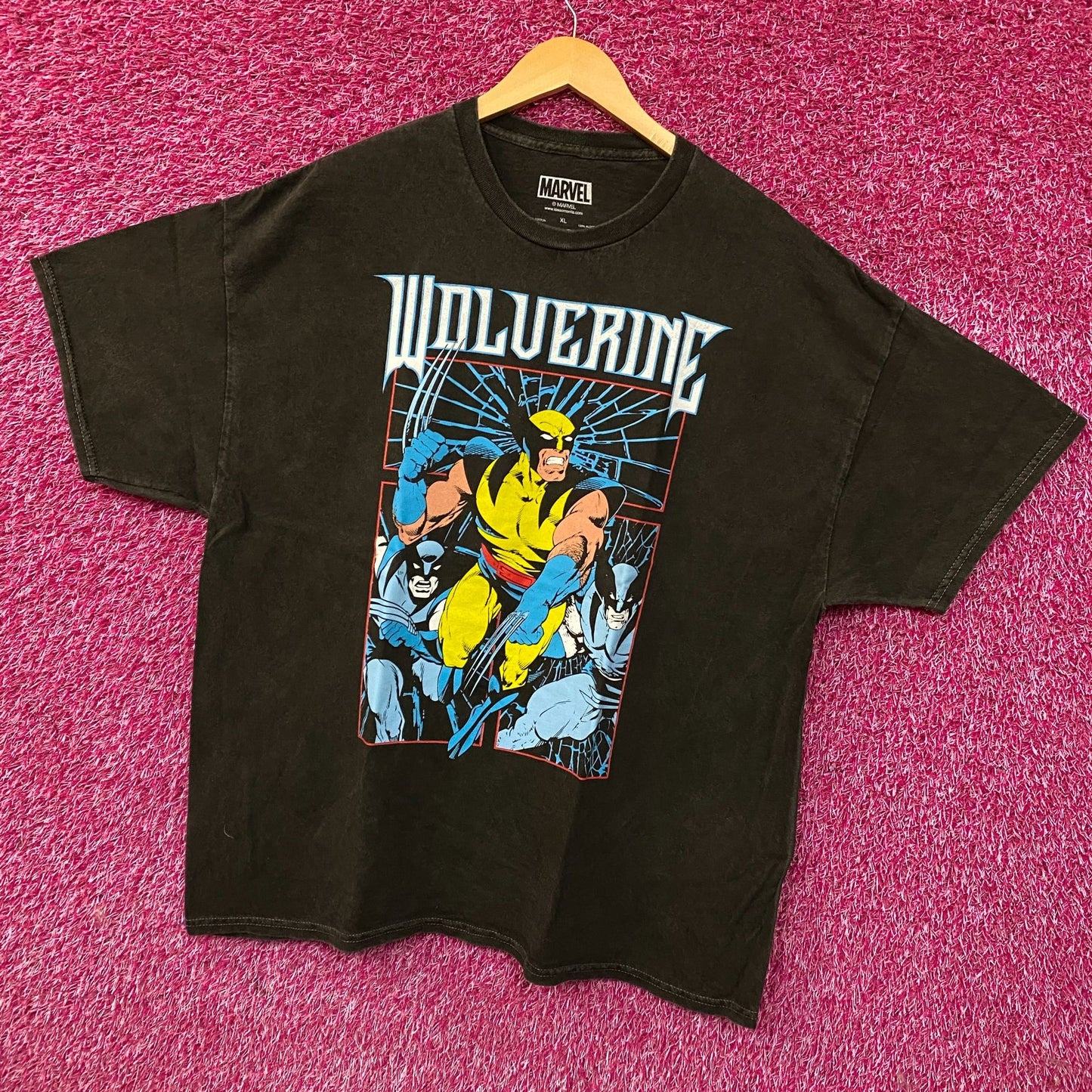 Marvel X-Men Comics Wolverine Mirror Smash T-Shirt XL