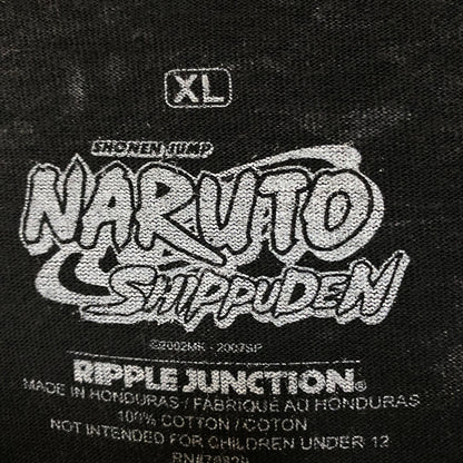 Naruto Chibi Style Mineral Wash Anime Tshirt size Extra Large
