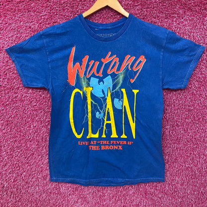 Wu-Tang Clan Live At "The Fever It" Blue T-Shirt Large