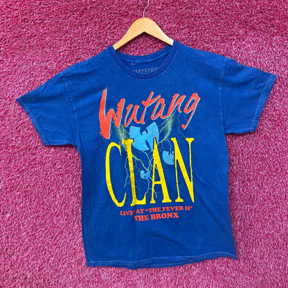 Wu-Tang Clan Live At "The Fever It" Blue T-Shirt Large